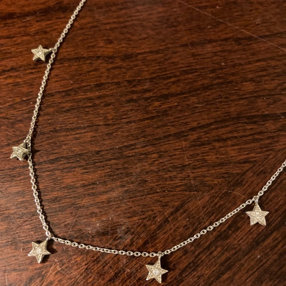 Star Charm on Silver Chain Necklace - Picture 3 of 6